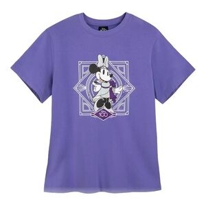 Disney Parks Minnie Mouse 100 Years Of Wonder Lilac/Periwinkle T-Shirt